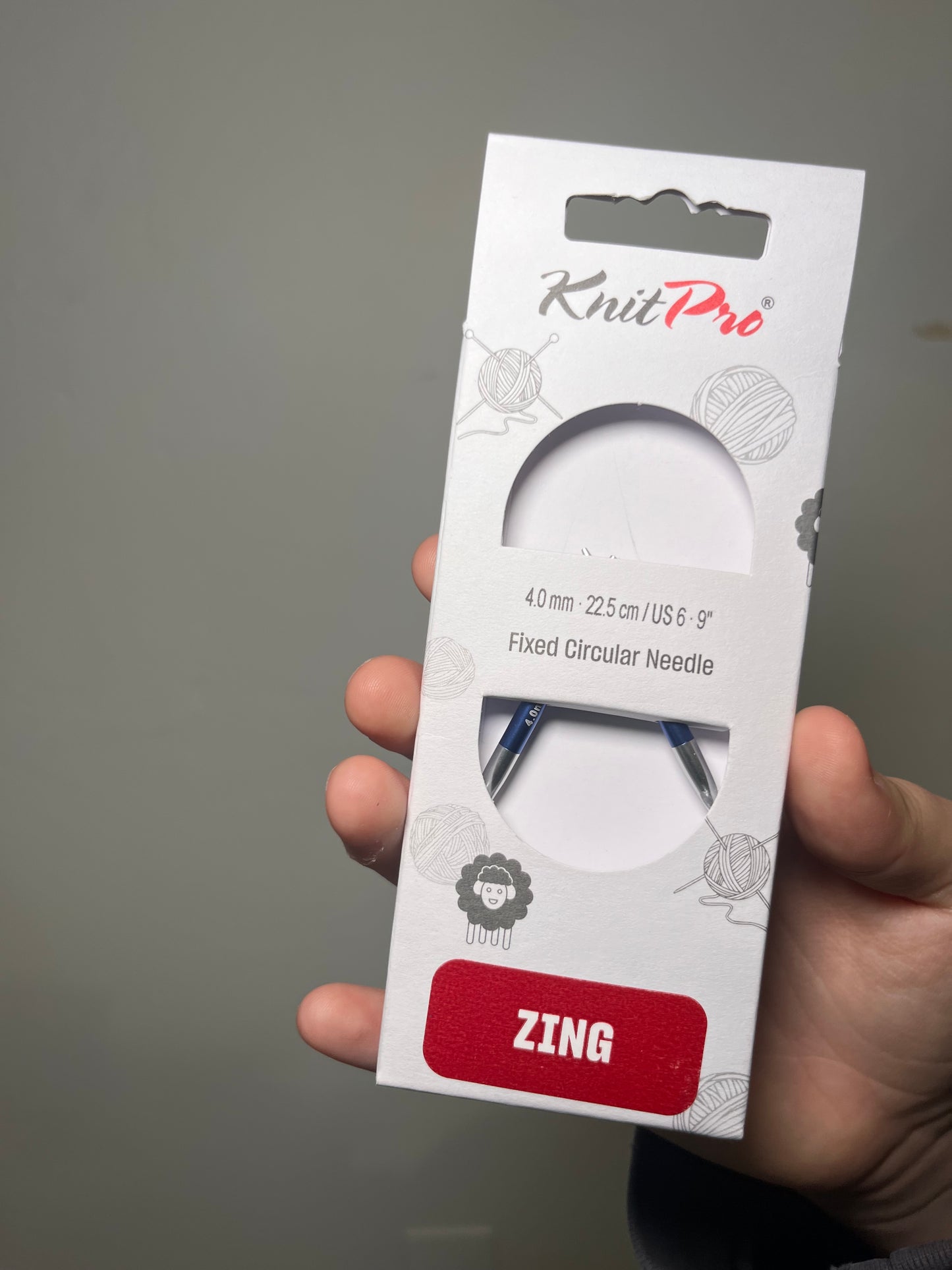 KnitPro - Zing - 9 in. Fixed Circular Needles