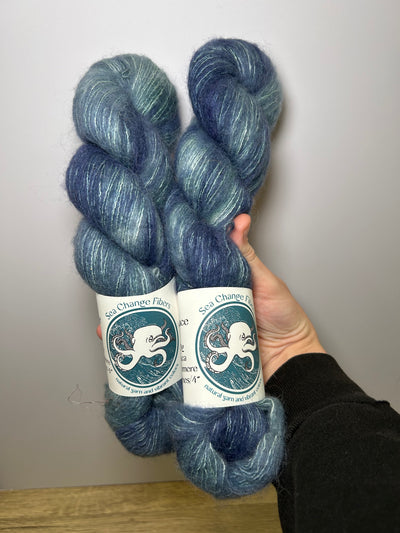 Sea Change Fibers Sea Foam Lace - Alpaca, Silk, & Cashmere Blend