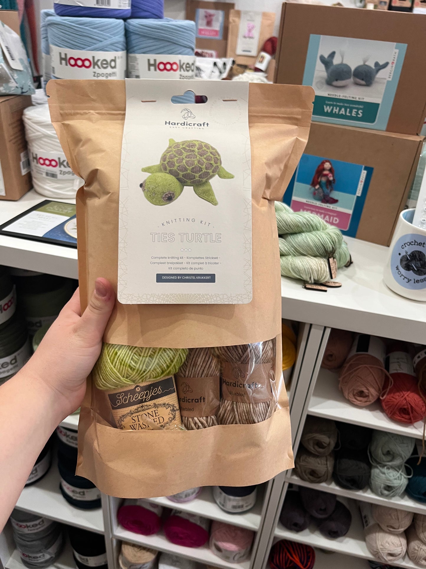 DIY Knitting Kit - Ties Turtle