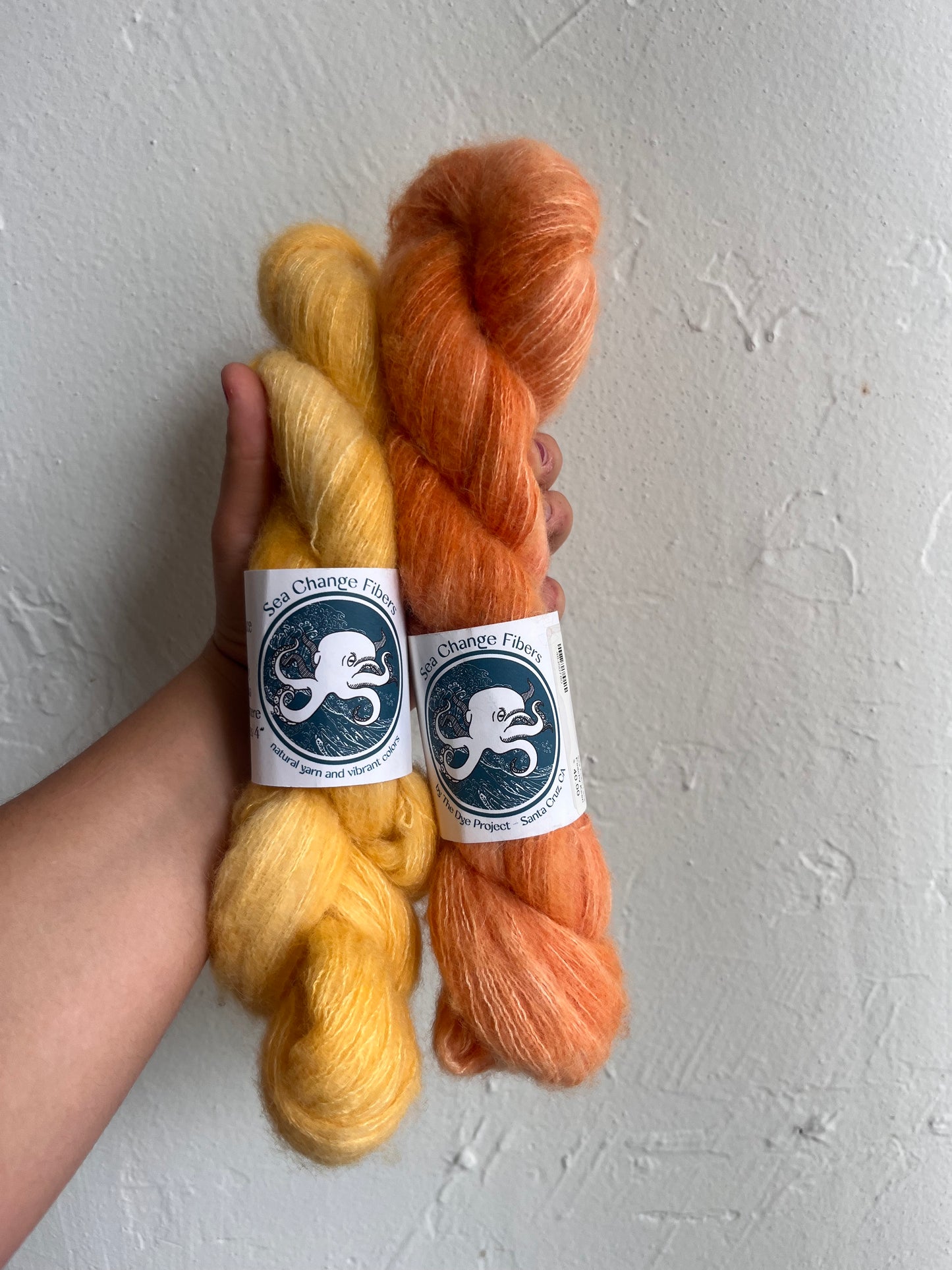 Sea Change Fibers Sea Foam Lace - Alpaca, Silk, & Cashmere Blend