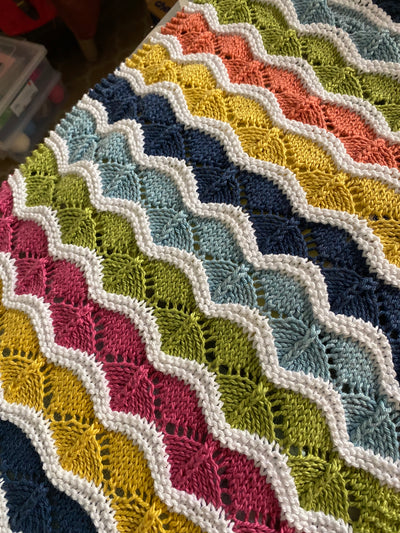 Bounce Blanket (Baby to Adult Size) - A Level 2 Knitting Class