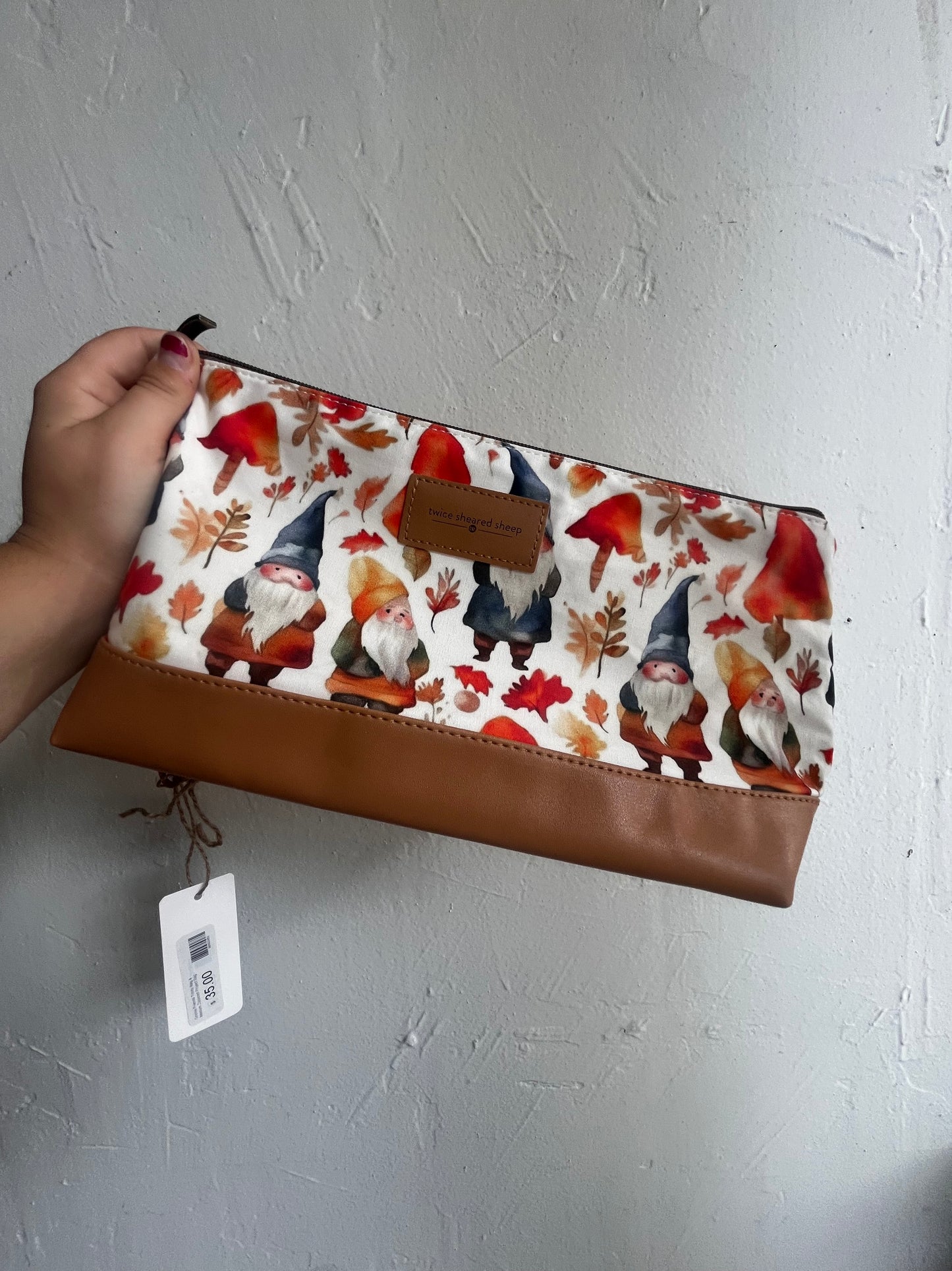 Gnome Friends Trinity Bag – Medium Zippered Project Bag