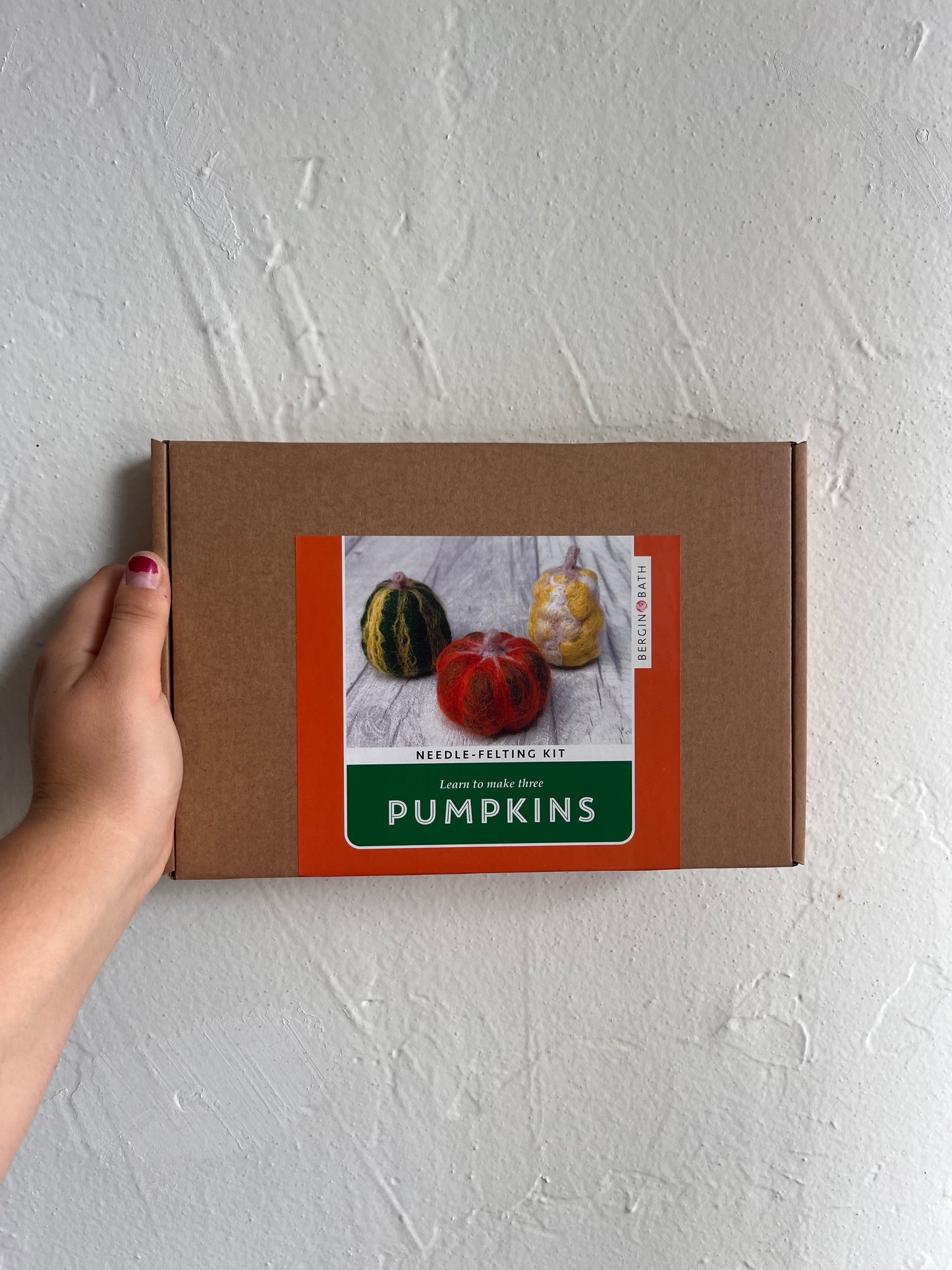 Needle Felting Kit - Pumpkins - Halloween Crafts