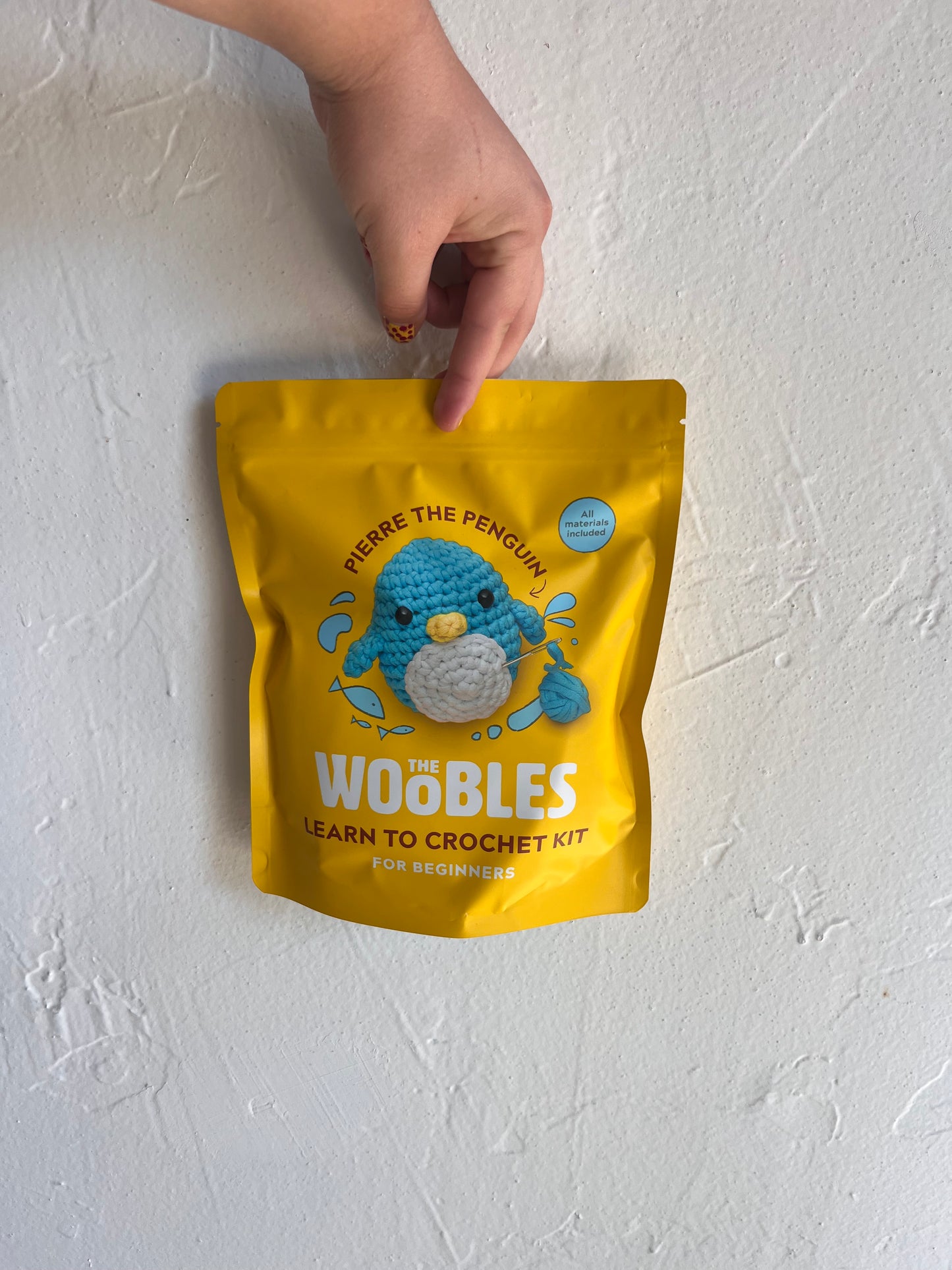 Woobles Pierre the Penguin Beginner Crochet Kit