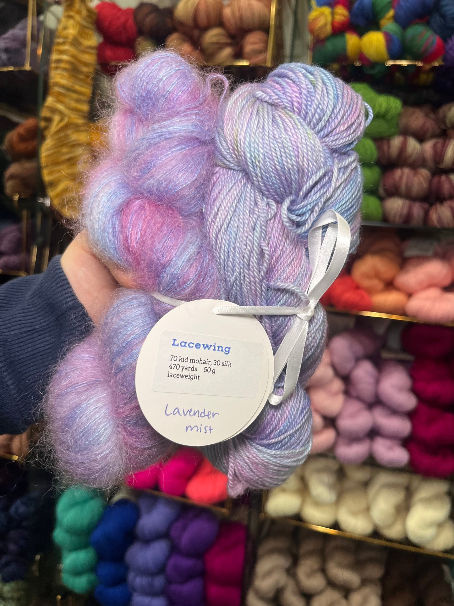 Theodora's Pearls Lacewing Sets - Cashmere, Mohair, Silk, & Merino Blend