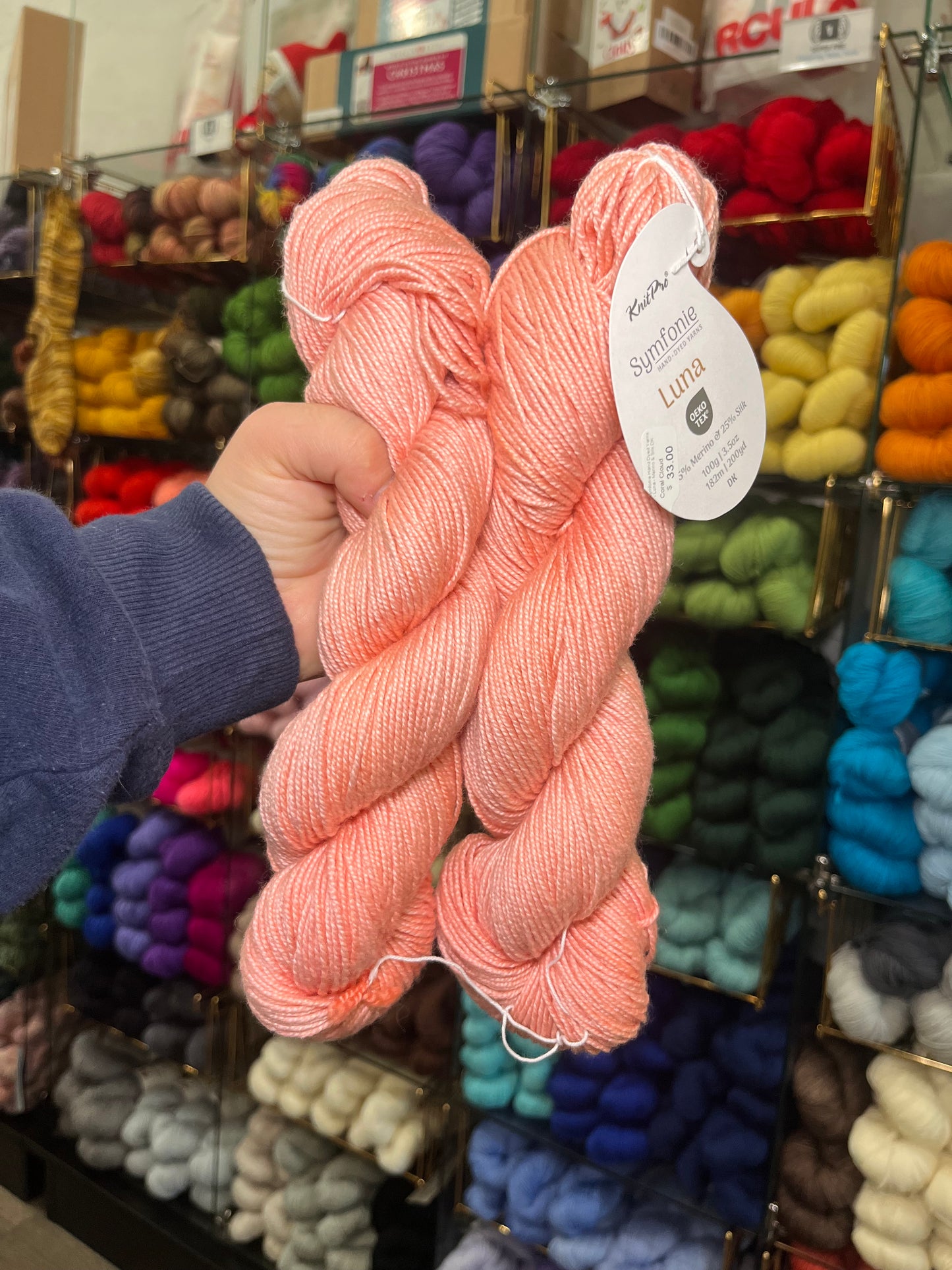 Symfonie Hand Dyed Yarns - Luna - Merino & Silk DK