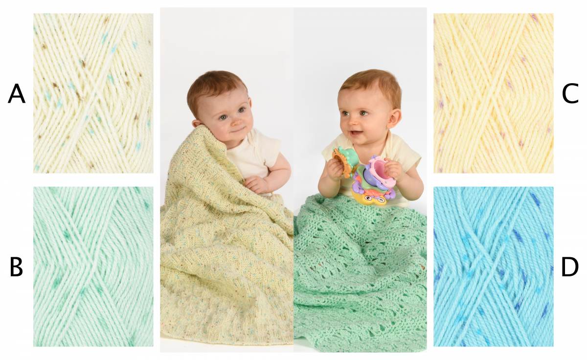 Nadia Baby Blanket from Ella Rae