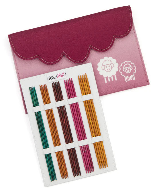 KnitPro "Dreamz" Deluxe Double Pointed Needle Set 6"