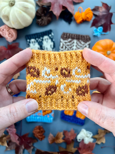 Learn to Doodle Knit: Learning Colorwork