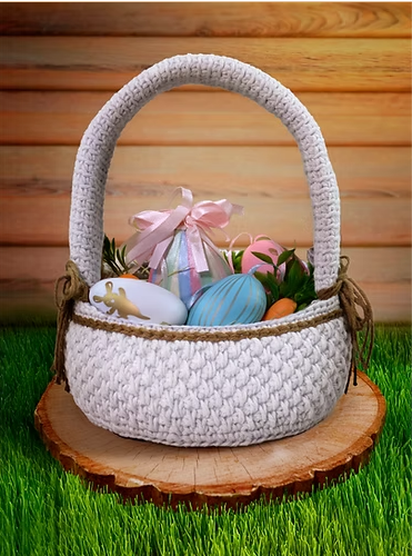 Easter Basket Crochet Kit