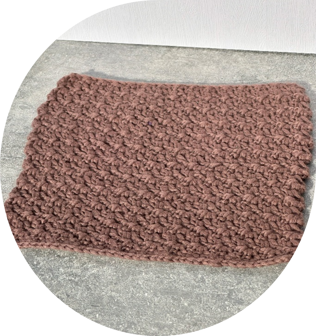 Beginner Crochet Suzette Stitch Washcloth
