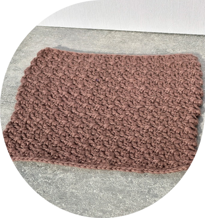 Beginner Crochet Suzette Stitch Washcloth