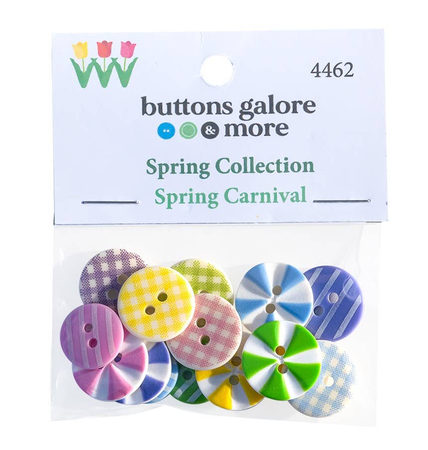 Spring Carnival Craft Buttons
