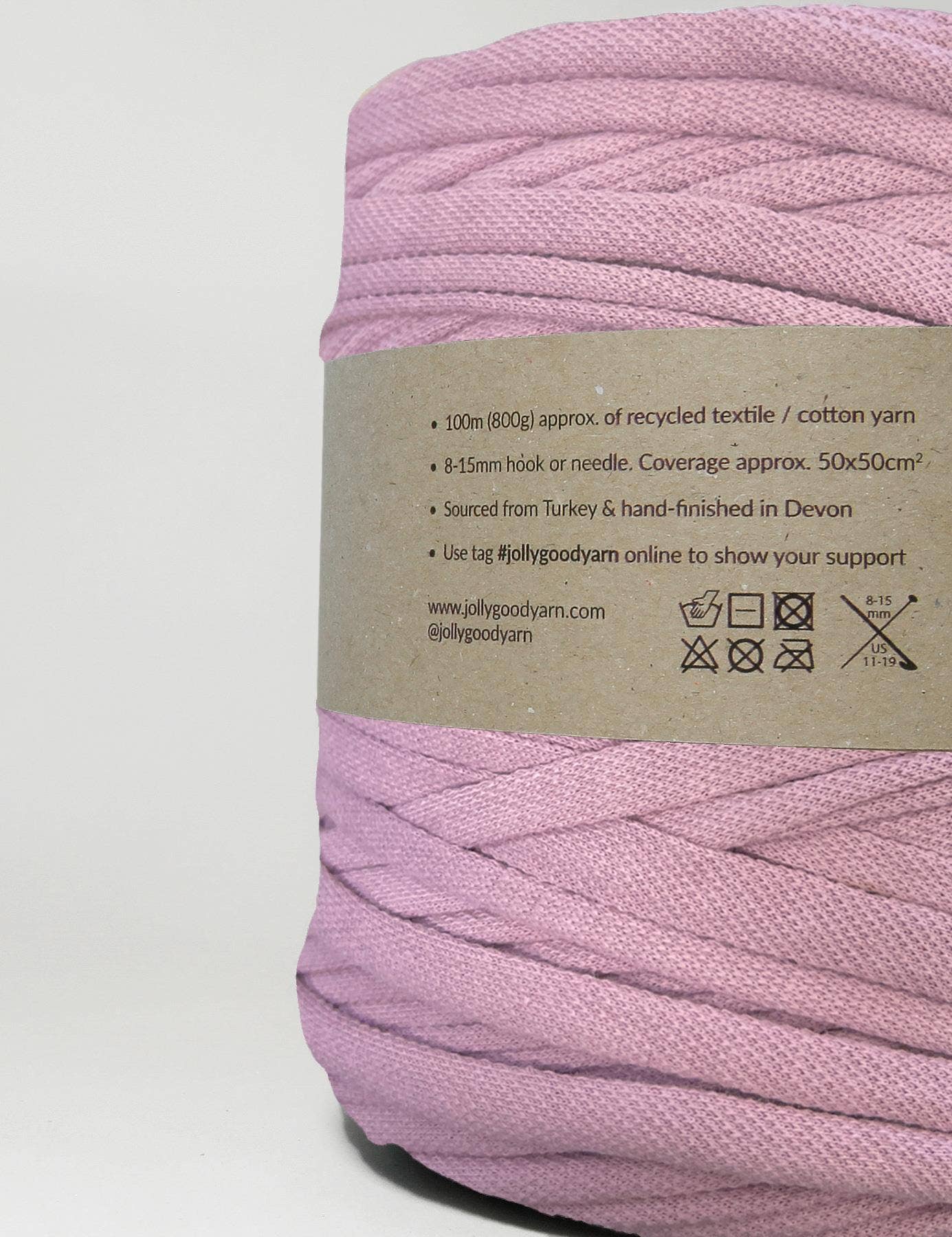 Polo lilac t-shirt yarn (100-120m)