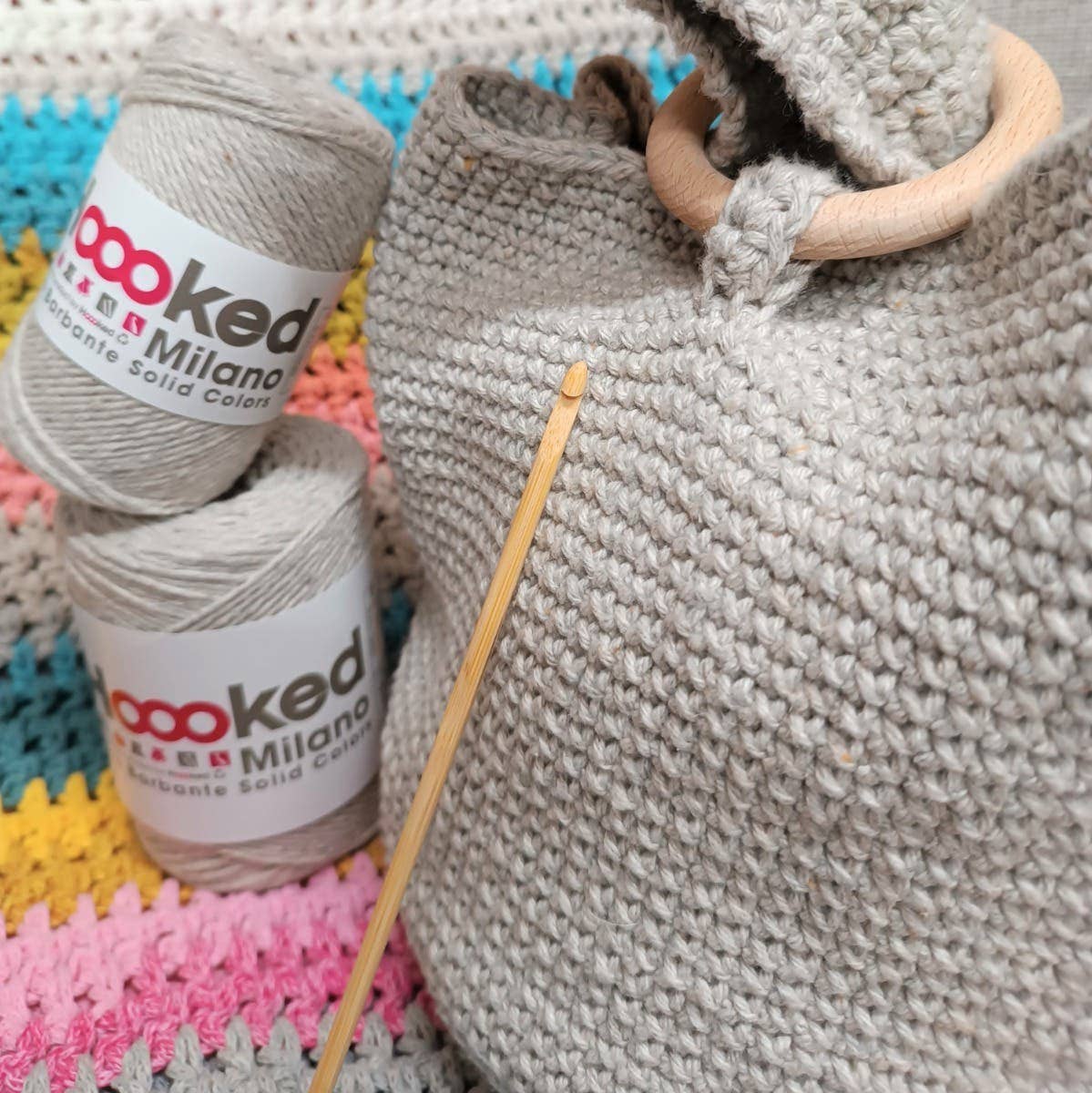 DIY Crochet Kit Japanese Knot Bag