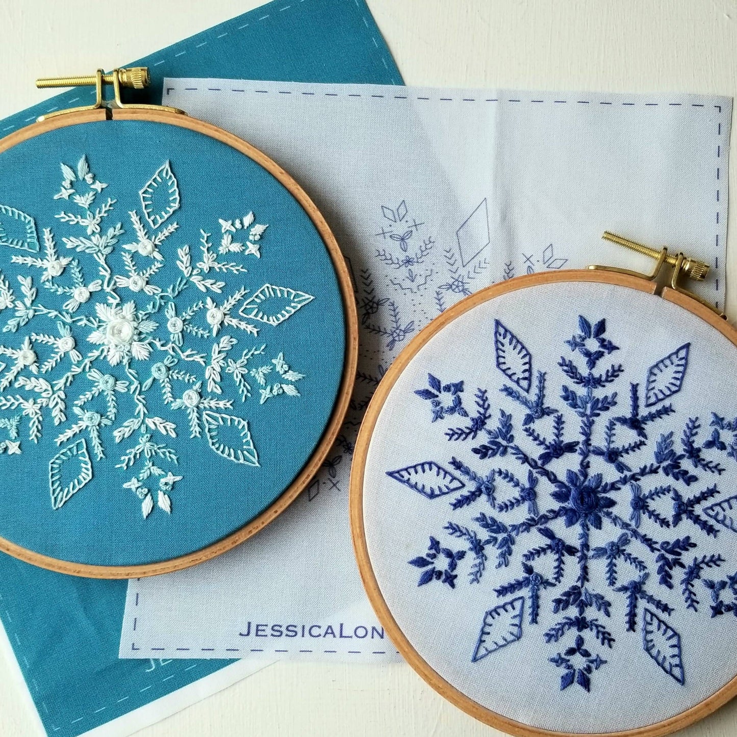 Snowflake Sampler Embroidery Kit