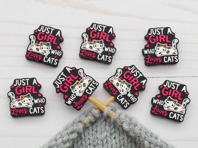 Just A Girl Who Loves Cats | Stitch Stoppers Point Protector