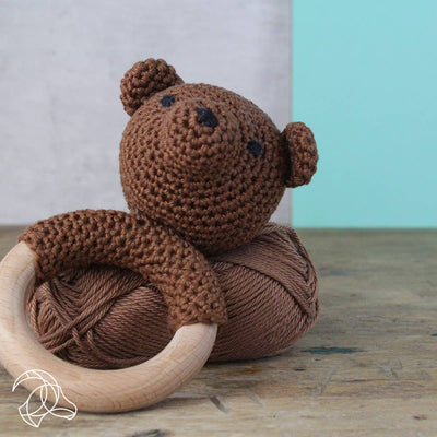 DIY Crochet Kit - Rattle Bear
