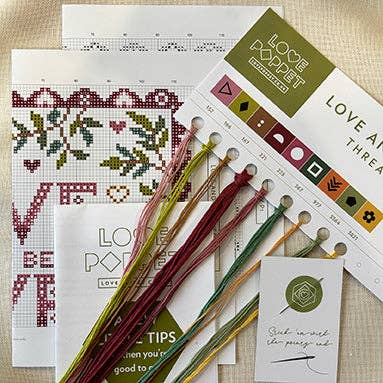 Love and Be Loved Cross-Stitch Kit