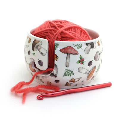 Mushroom Yarn Bowl