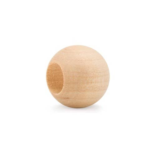 Round Wood Beads