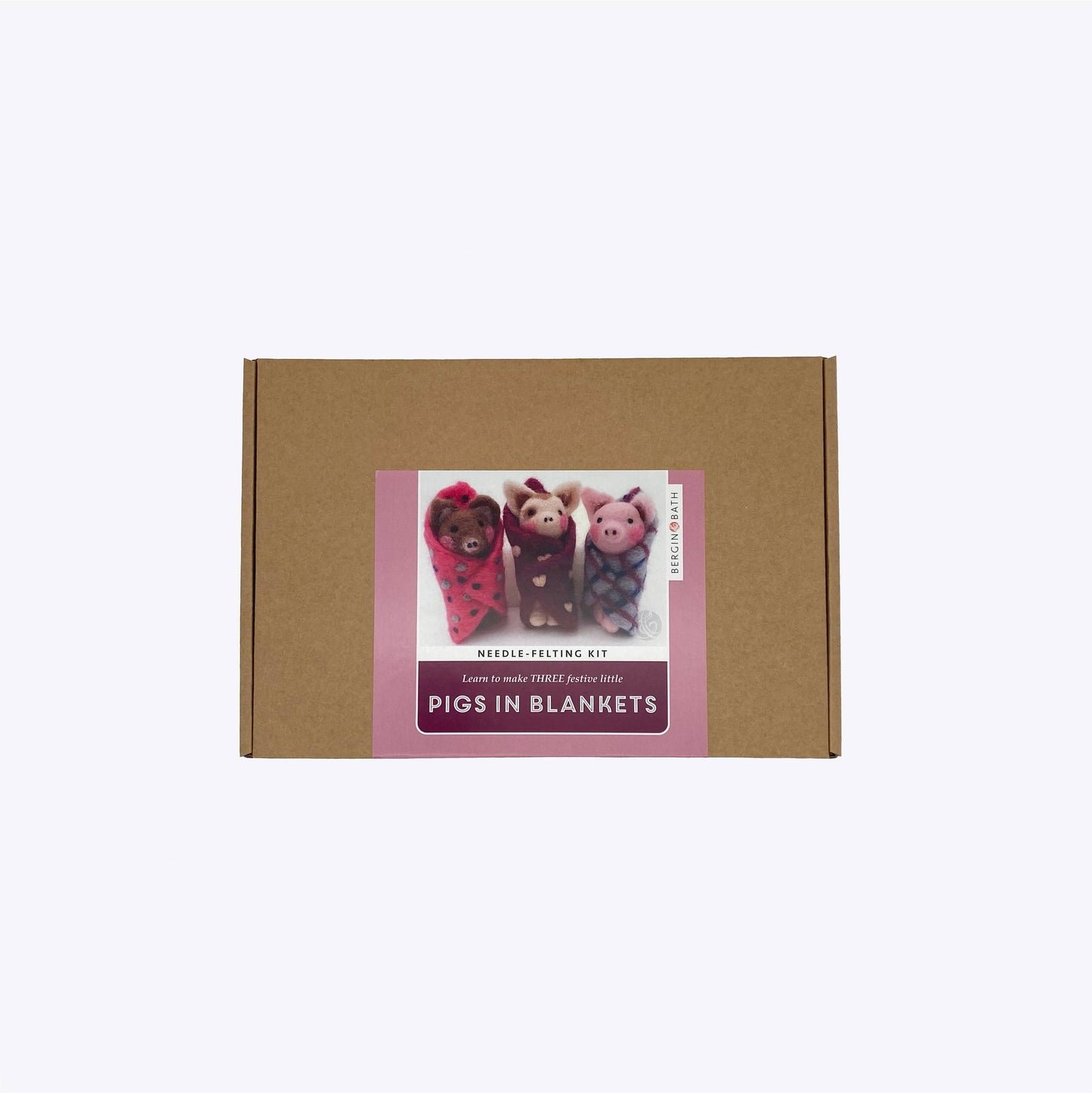 Needle Felting Kit - Pigs In Blankets