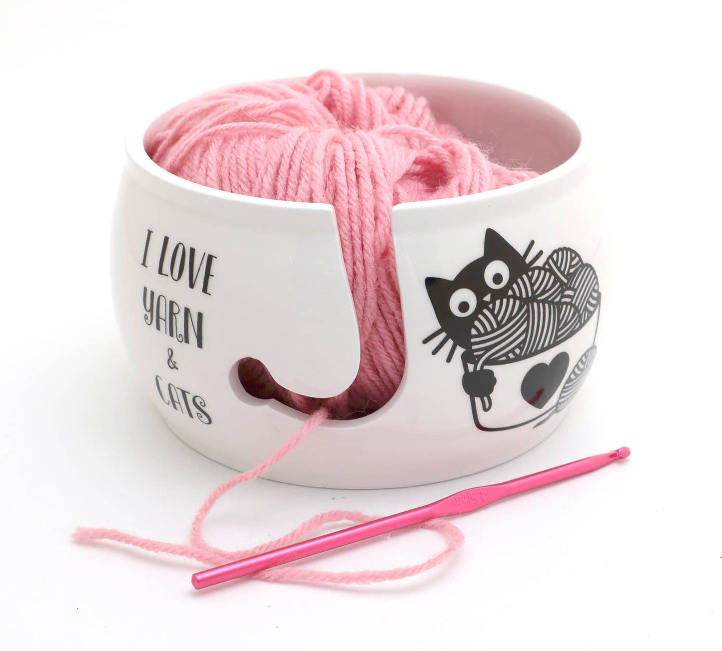 I Love Cats and Yarn - Yarn Bowl