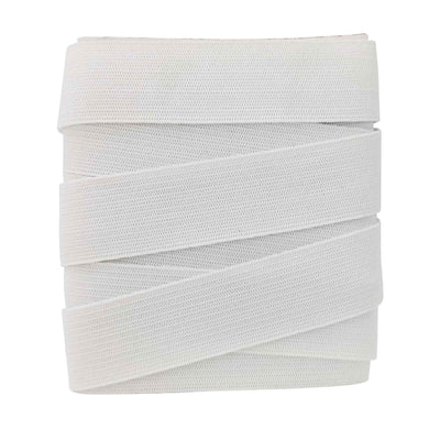Darnn White Elastic (20mm x 4meters), Wide Elastic Band