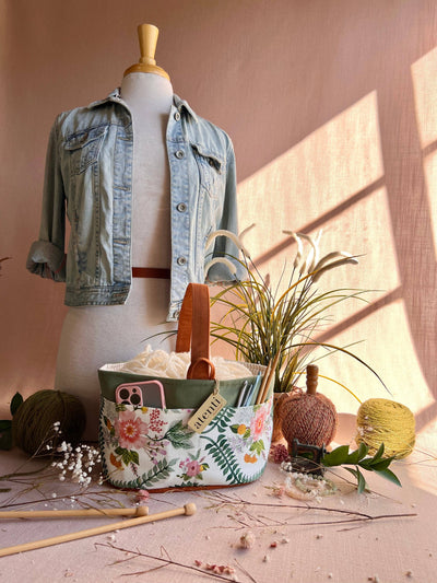 Atenti Premium Floral Project Bag