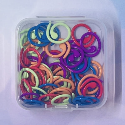 Stitch Marker Rings Metal Split