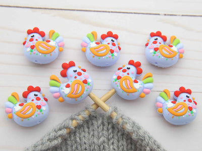 Colorful Chicken Stitch Stoppers