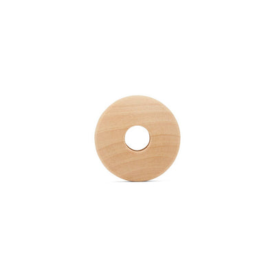 Wood Disc Bead, 1-1/4"