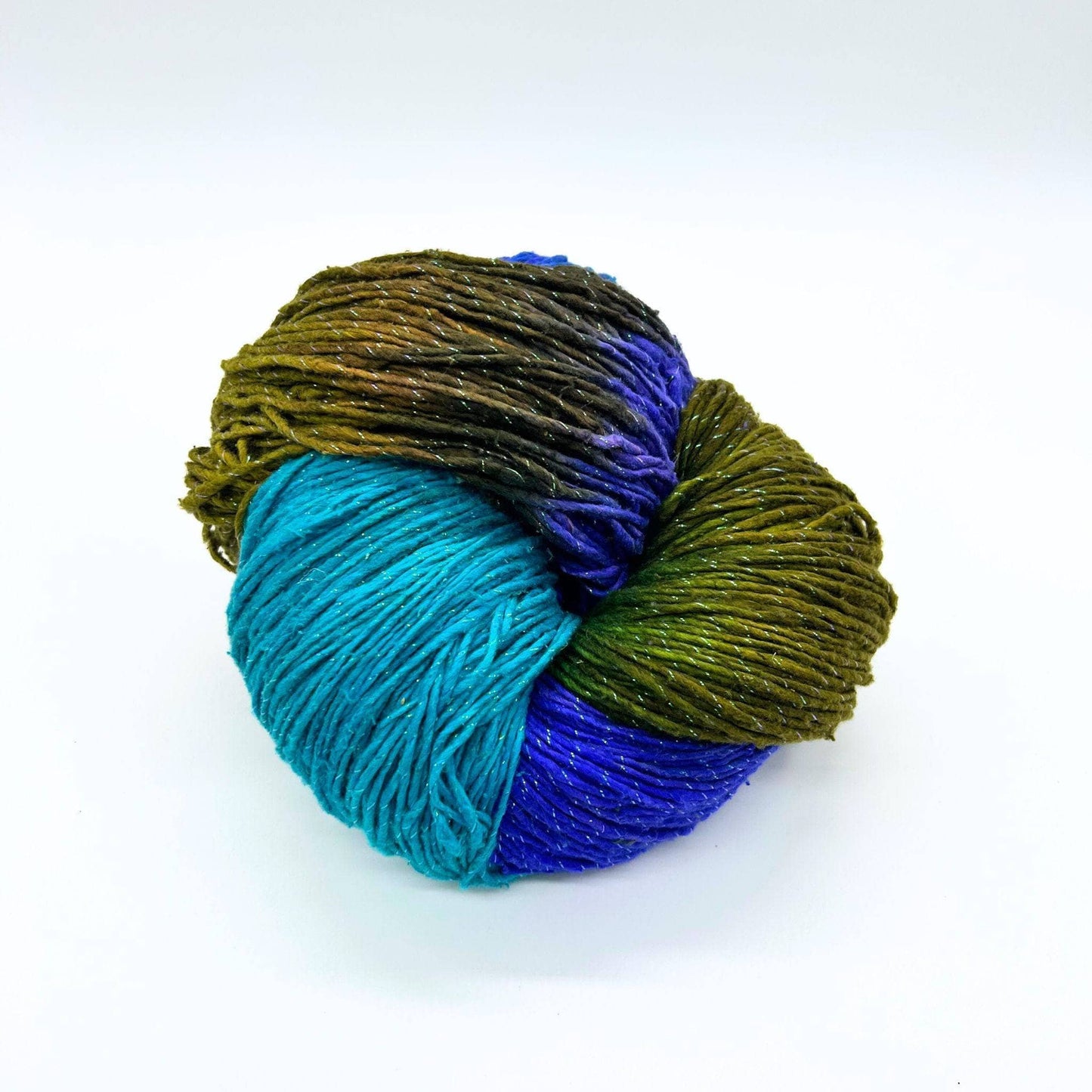 Recycled Silk Roving Worsted Weight Yarn