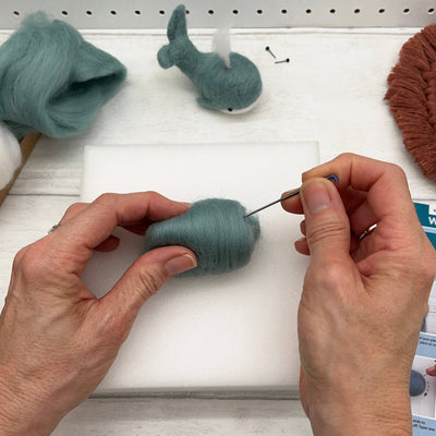 Needle Felting Kit - Whales