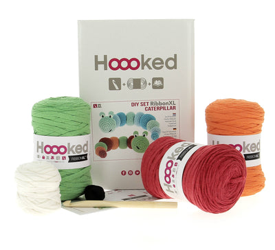 DIY Crochet Kit RibbonXL Caterpillar Clark