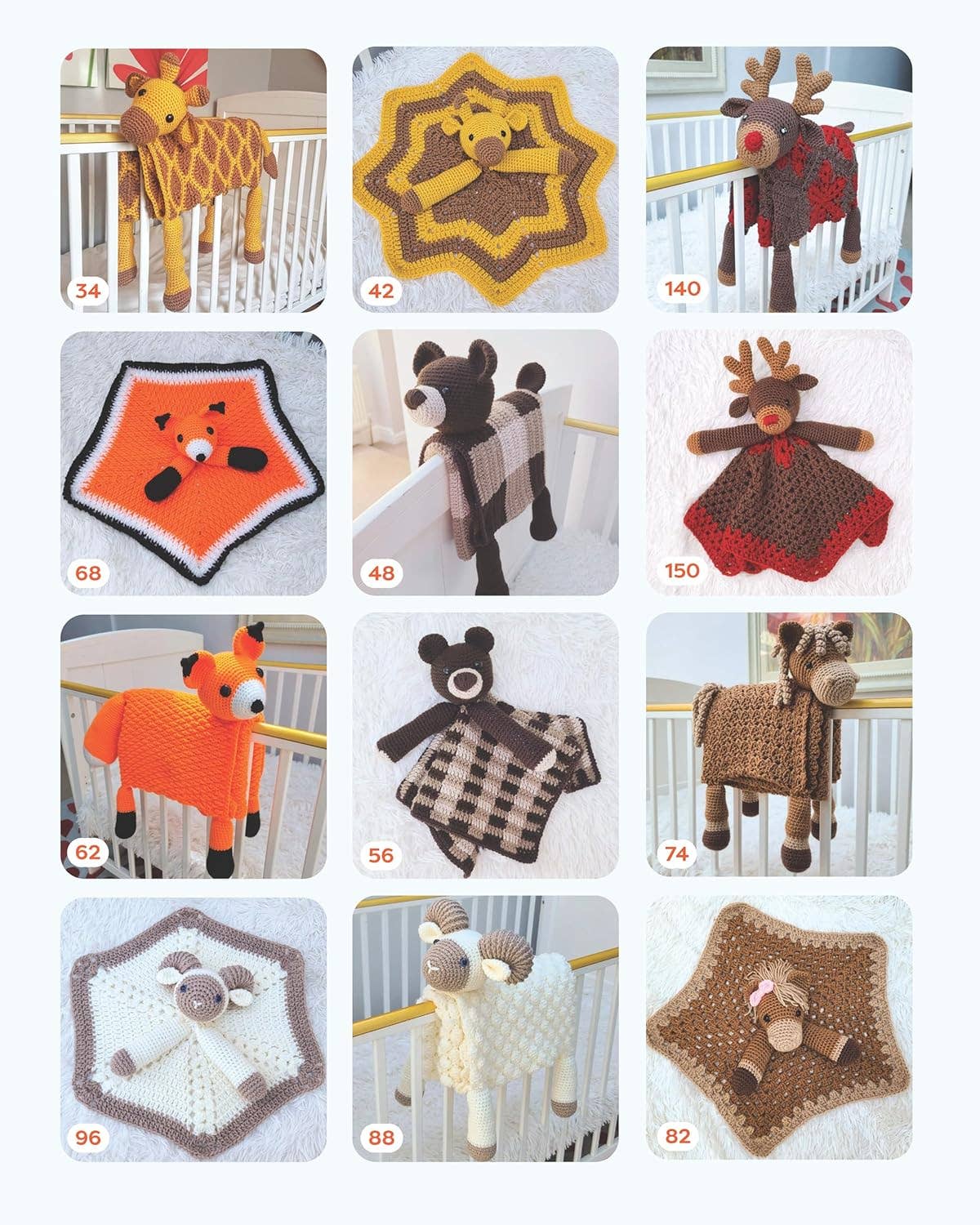 Amigurumi Loveys & Blankets - 16 Adorable Projects