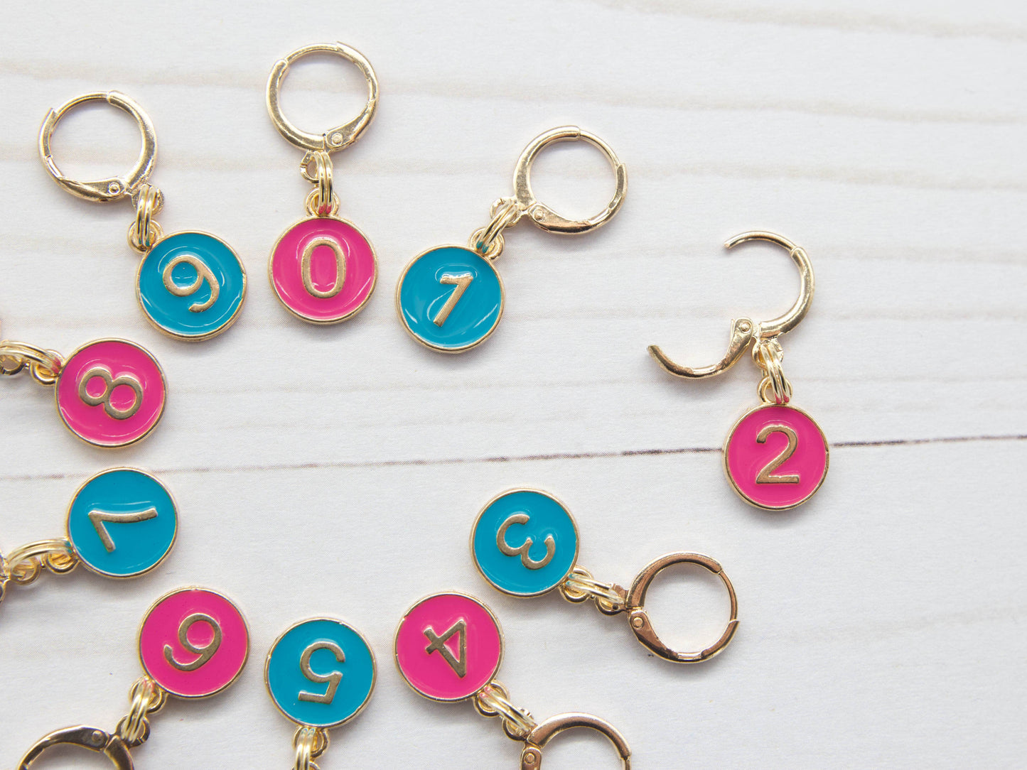 0-9 Number Counting Stitch Markers | Knitting Notions Tools