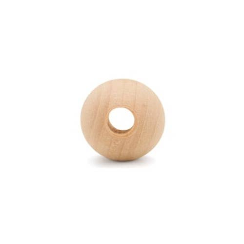 Round Wood Beads