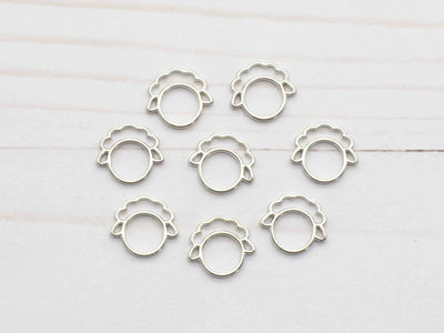 Silver Sheep Closed Ring | Stitch Markers