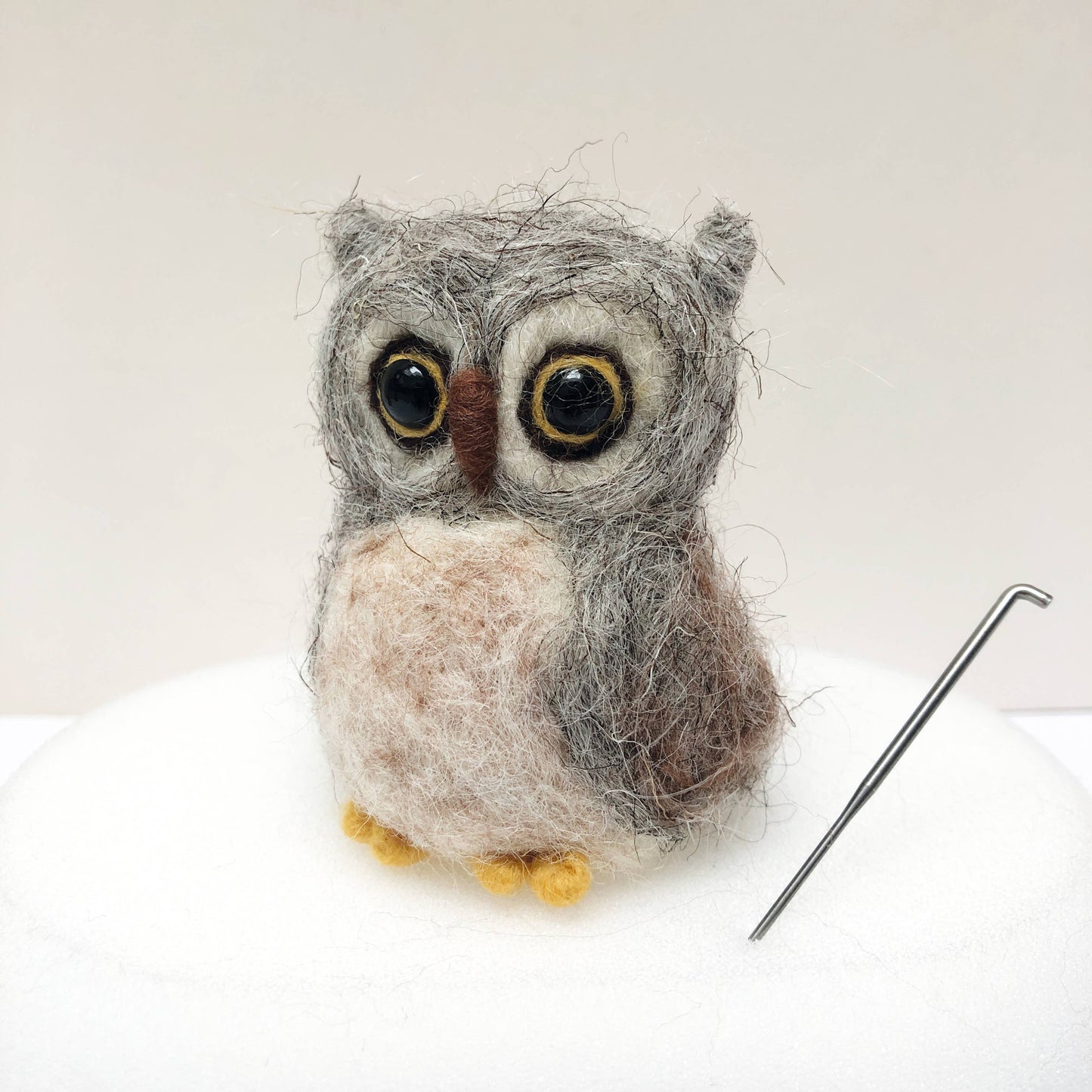 Owl Needle Felting Kit