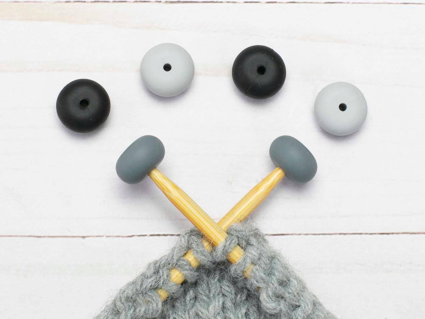 Monochrome Ovals | Stitch Stoppers Knitting Notions