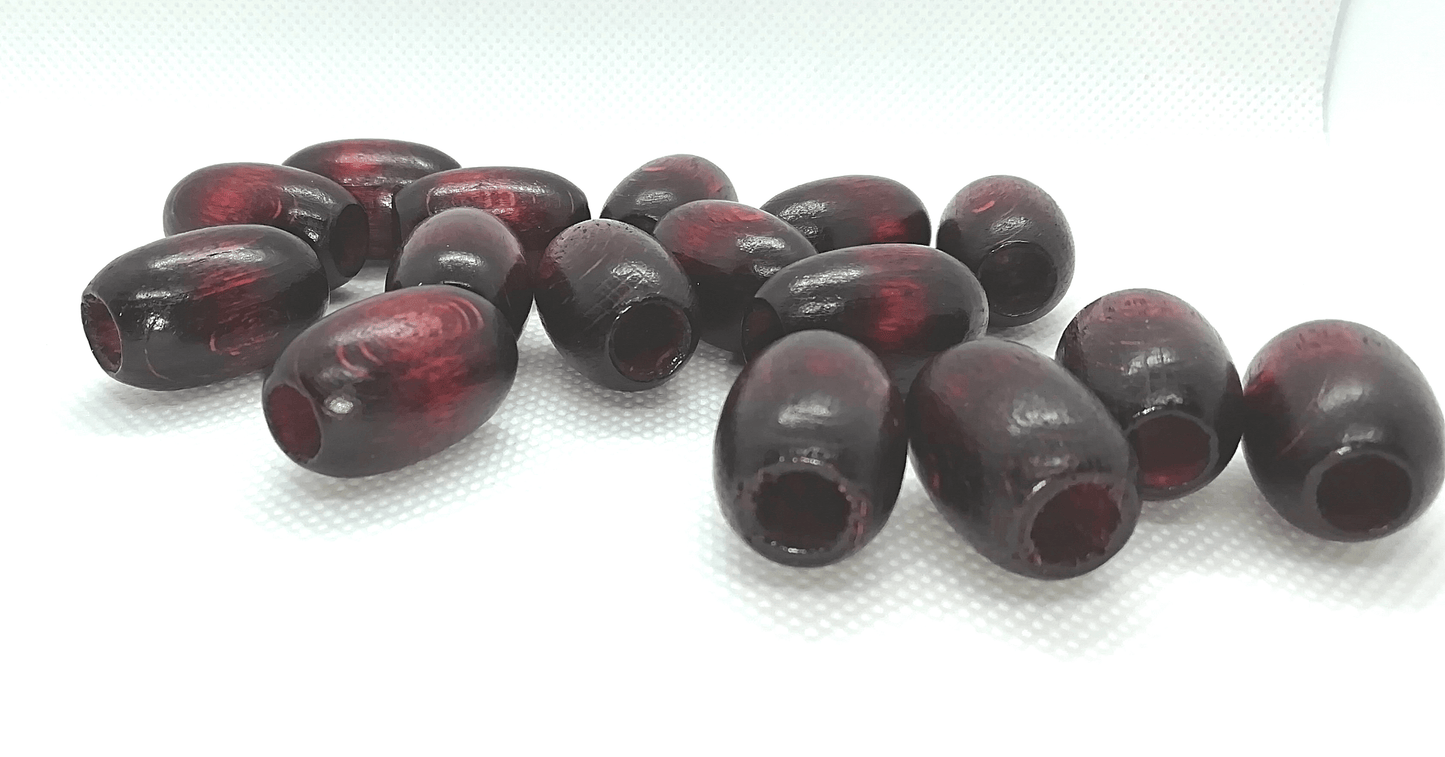 Macrame Barrel Beads
