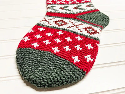 Crochet Christmas Stocking - A Level 2 Crochet Class