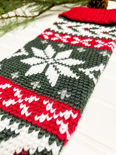 Crochet Christmas Stocking - A Level 2 Crochet Class
