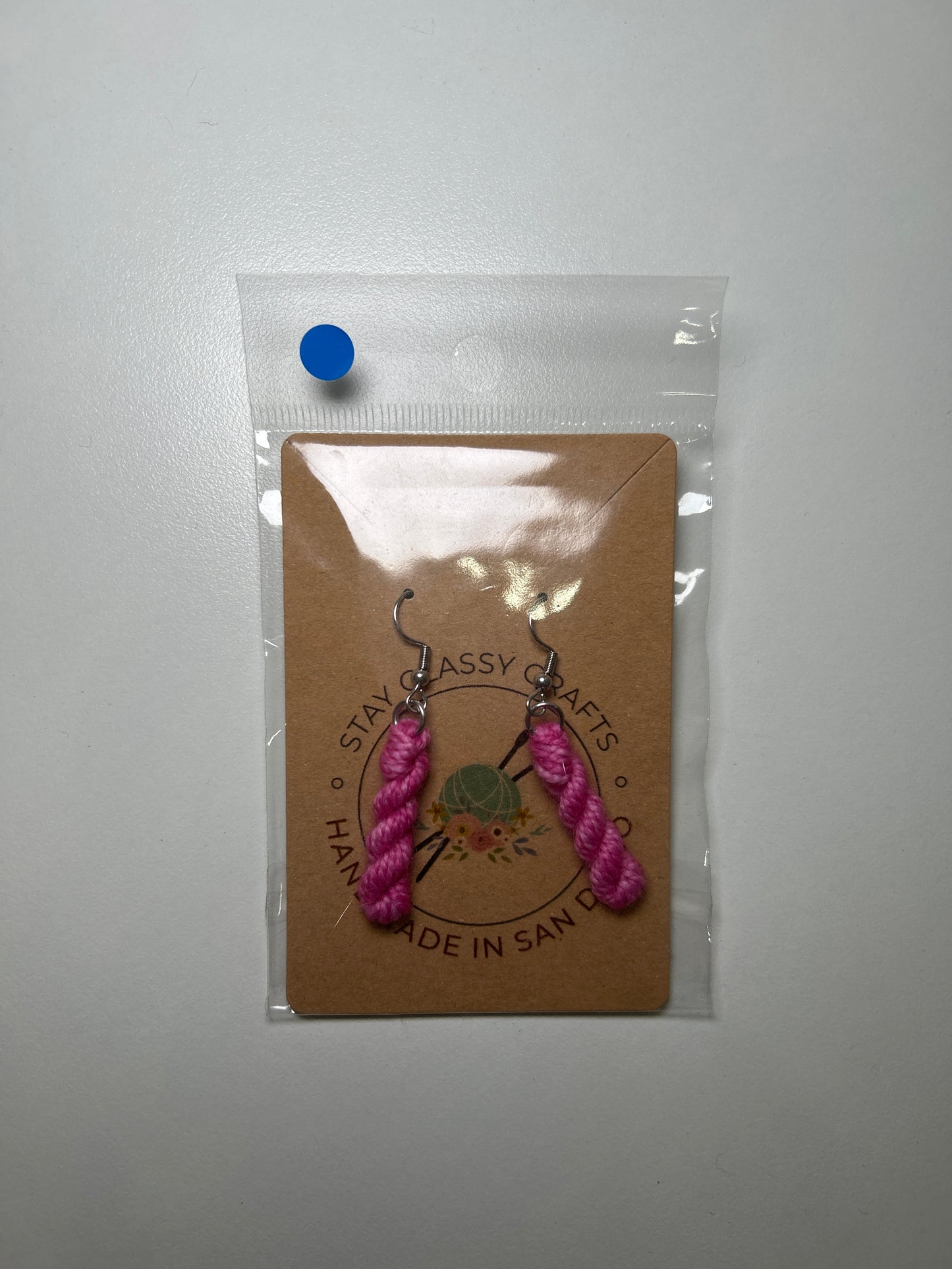 Yarn Skein Earrings