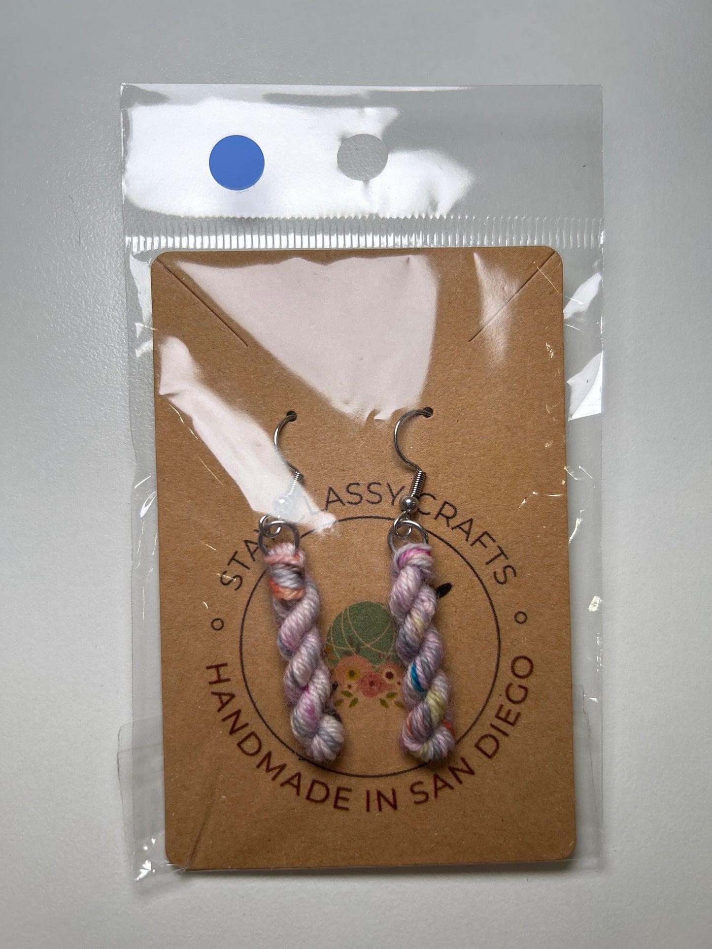 Yarn Skein Earrings