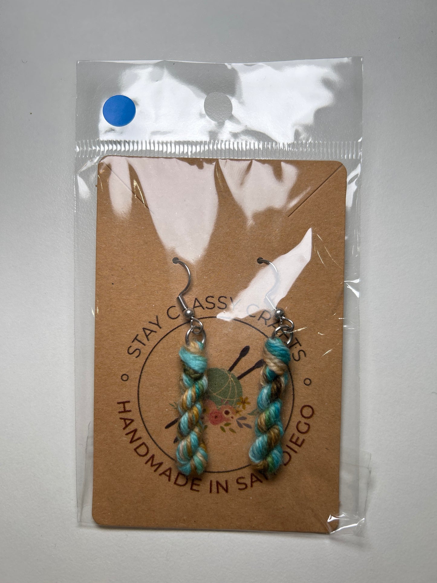 Yarn Skein Earrings