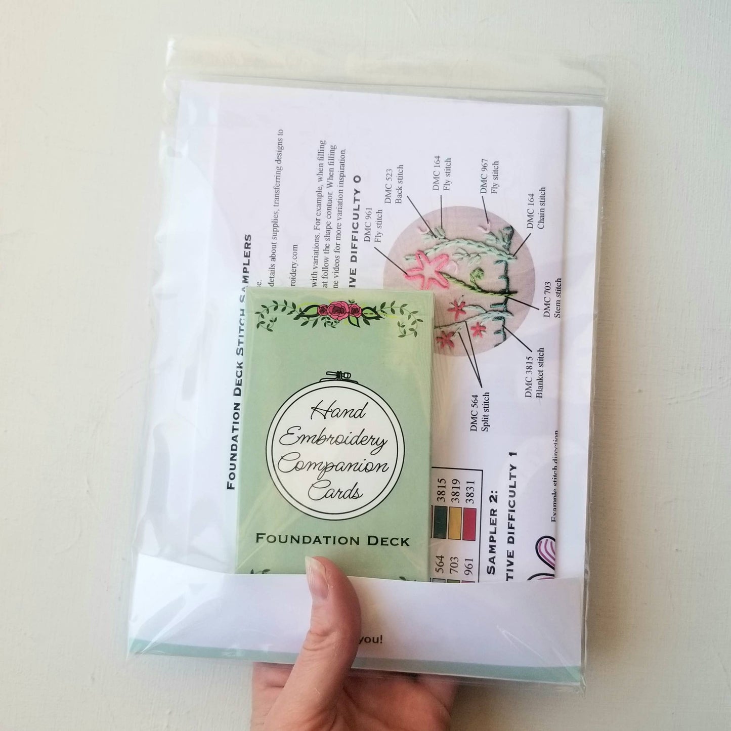 Hand Embroidery Companion Cards