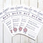 Set of 10 Hand Crochet with Care Instruction Tags