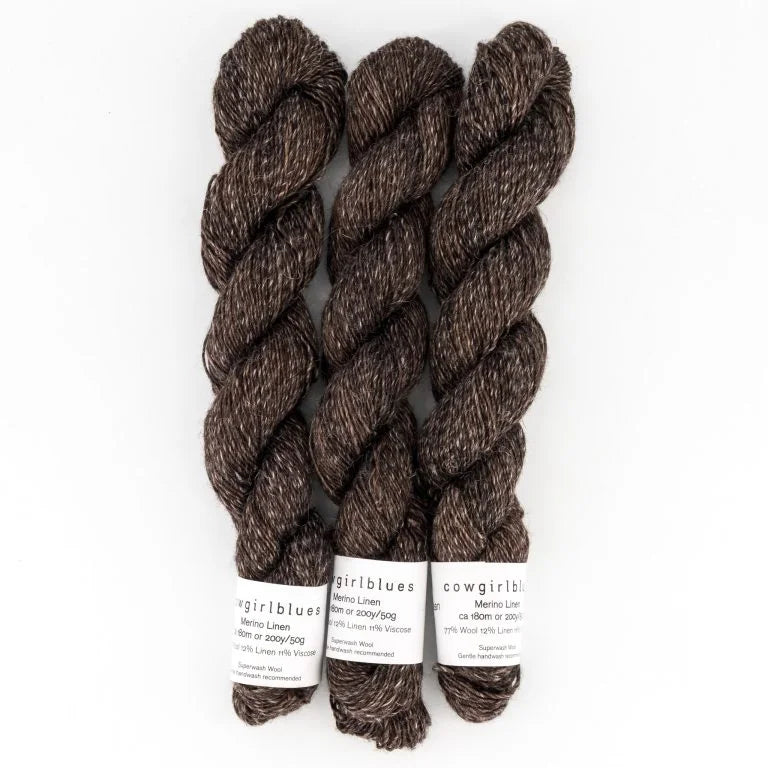 Merino Linen Fingering Weight by cowgirlblues